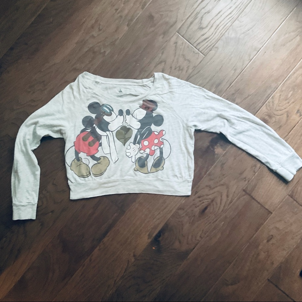 Exclusive Disney Parks Steam Punk Kingdom Hearts Long Sleeve Crop Top ✨ Size XS
